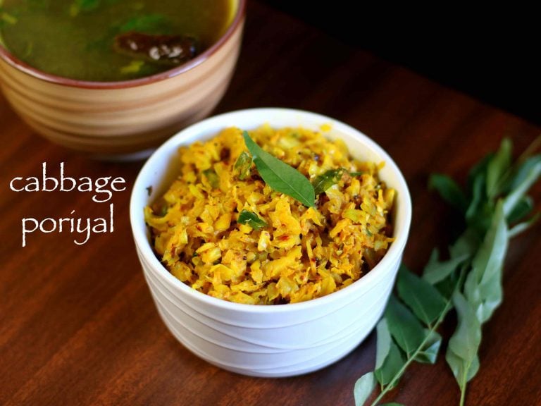 cabbage poriyal | cabbage thoran | cabbage palya | cabbage stir fry recipe