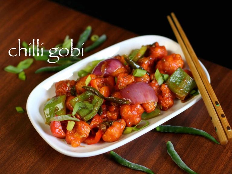 चिल्ली गोबी रेसिपी | chilli gobi in hindi | गोबी चिल्ली | मिर्च गोबी
