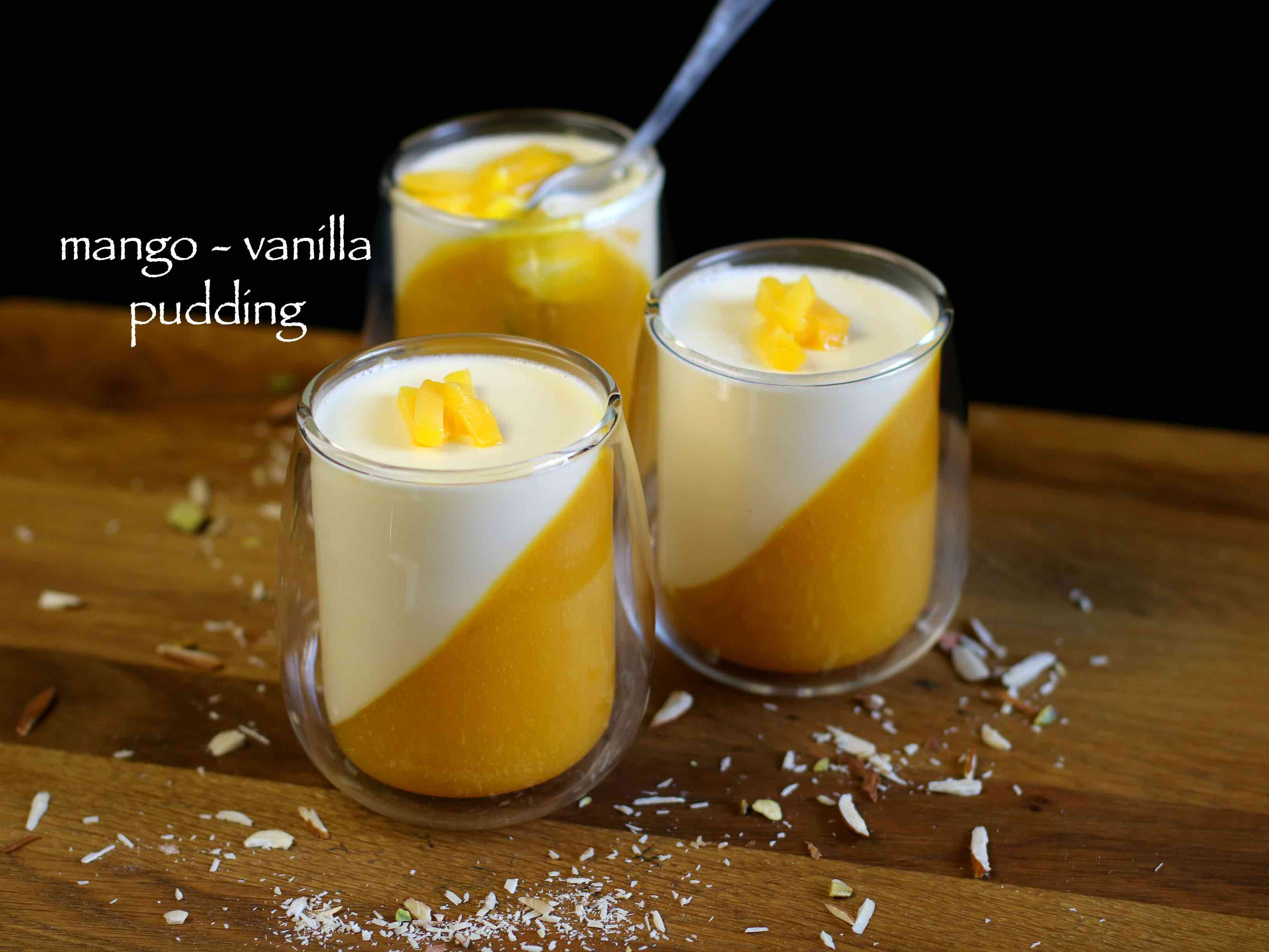 mango pudding recipe | mango pudding dessert | mango panna cotta
