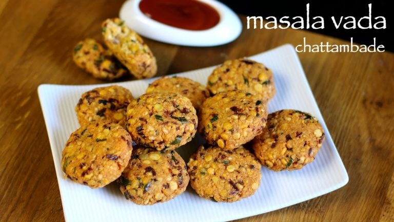 मसाला वड़ा रेसिपी | masala vada in hindi | मसाला वड़े | परुप्पु वड़ई