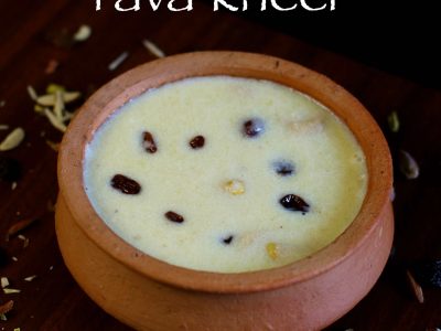 rava kheer recipe
