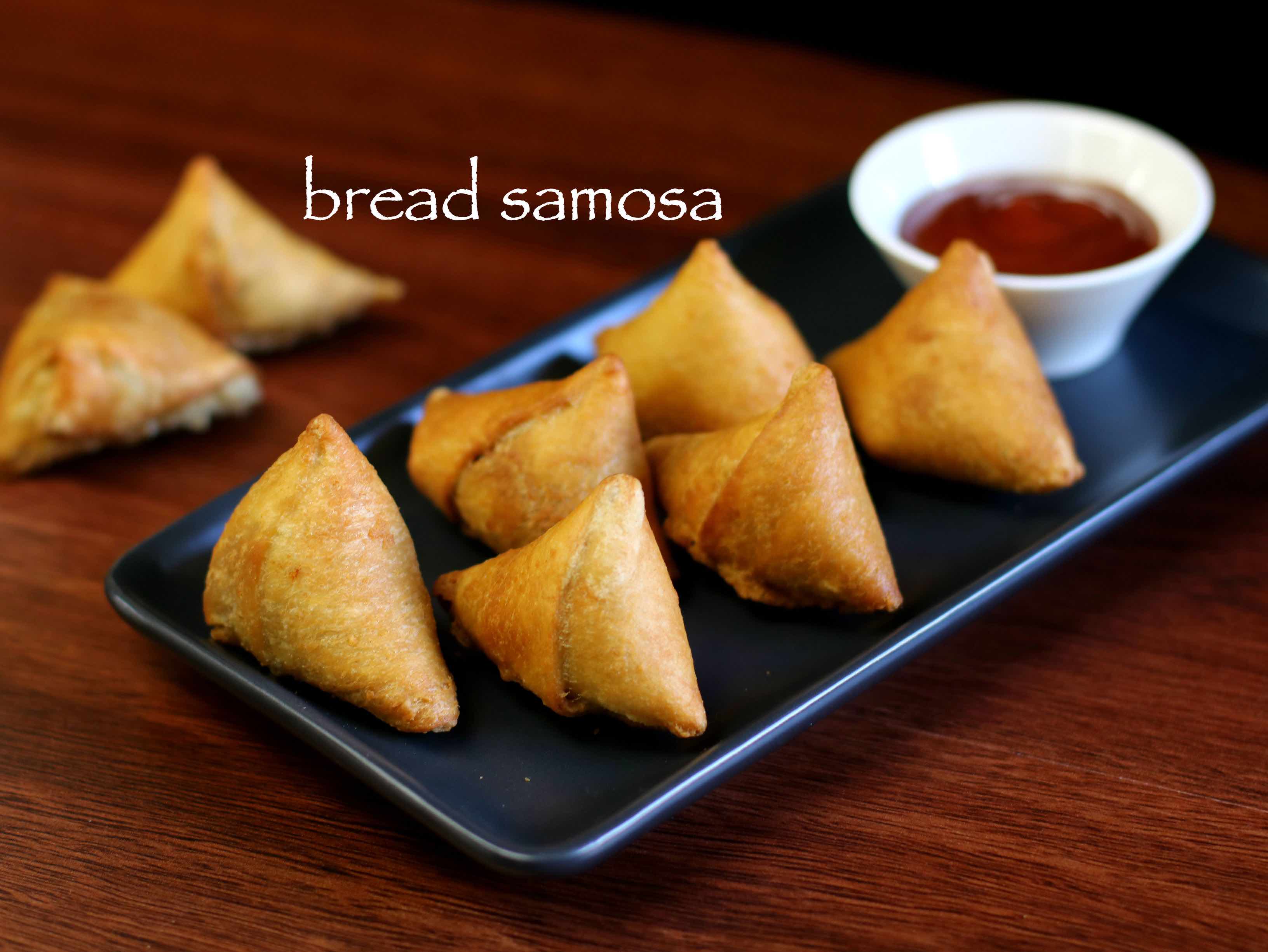 bread samosa recipe | how to make bread samosa | easy samosa recipe