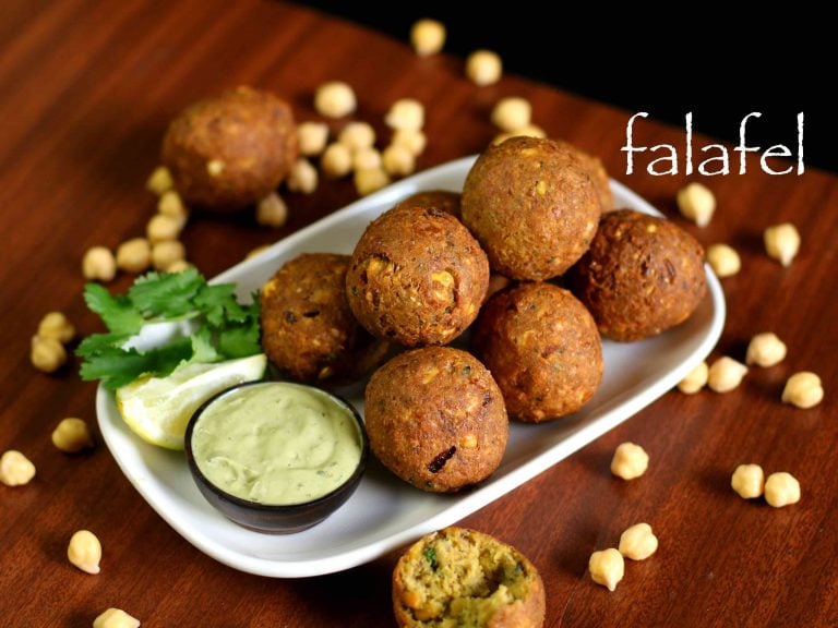 फलाफल रेसिपी | falafel in hindi | आसान फालफेल बॉल्स | छोले की फलाफल