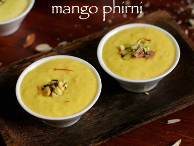mango phirni recipe