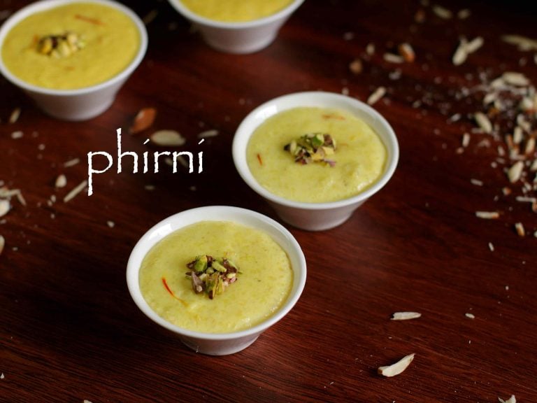 phirni recipe | firni recipe | phirni sweet recipe | rice phirni