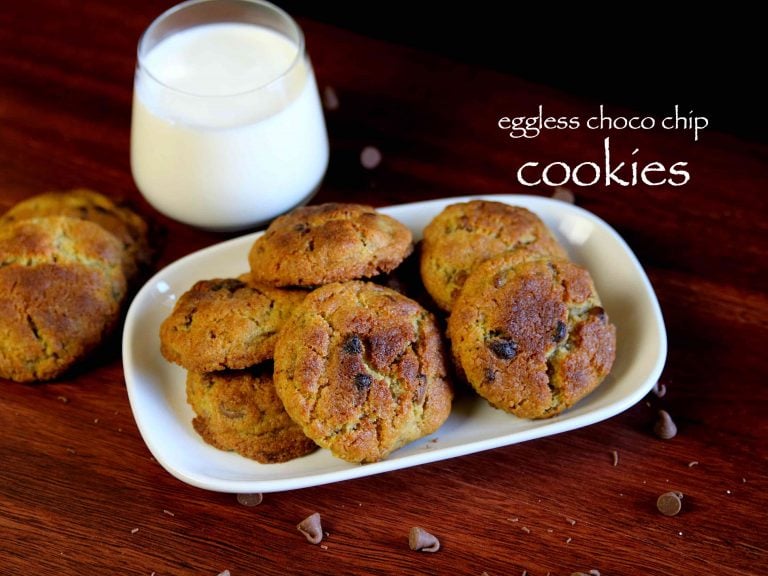 चॉकलेट चिप कुकीज़ | chocolate chip cookies in hindi | एगलेस चोको चिप कुकीज़