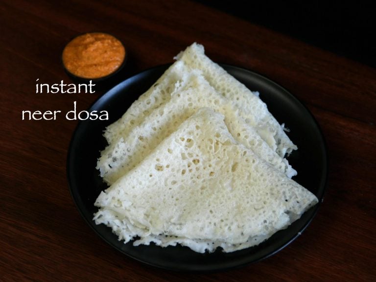 इंस्टेंट नीर डोसा रेसिपी | instant neer dosa in hindi | चावल के आटे से नीर दोसे