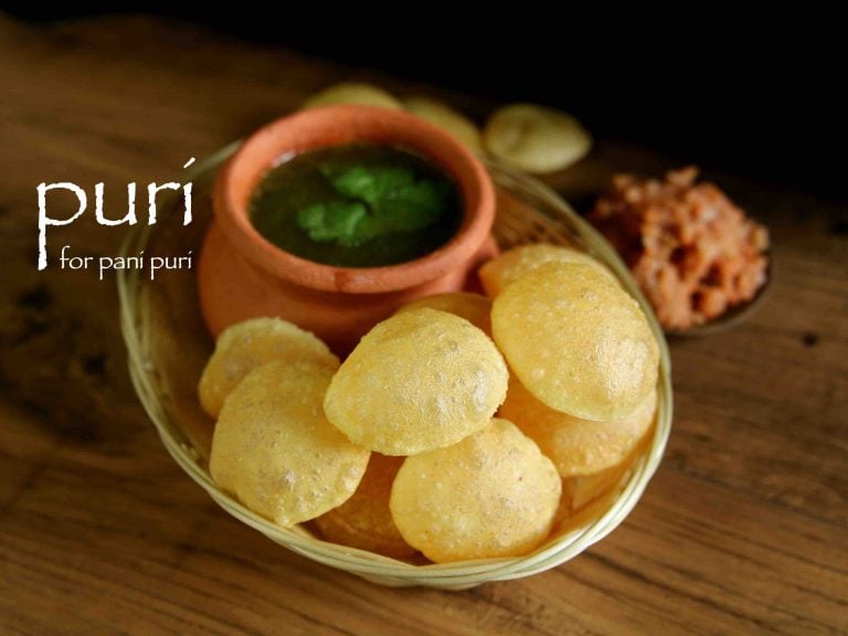 पुरी रेसिपी – पानी पुरी के लिए | puri for pani puri in hindi | गोल गप्पे पुरी | गोलगप्पा