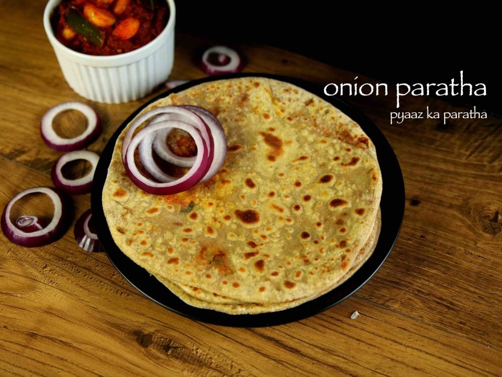 pyaz ka paratha recipe