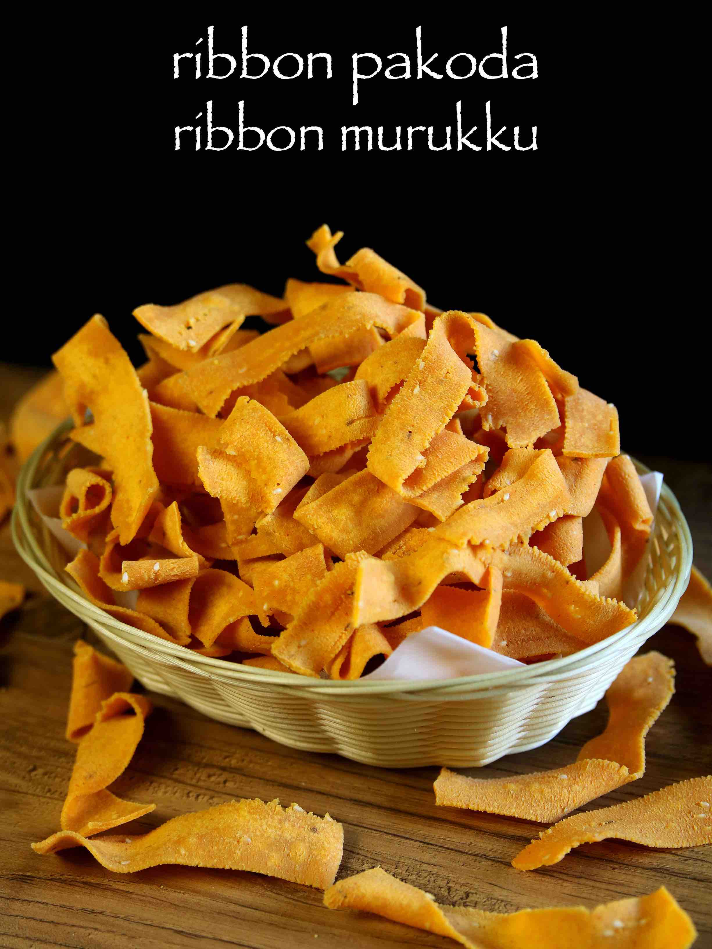 Ribbon Pakoda Recipe Ribbon Murukku Recipe Ola Pakoda