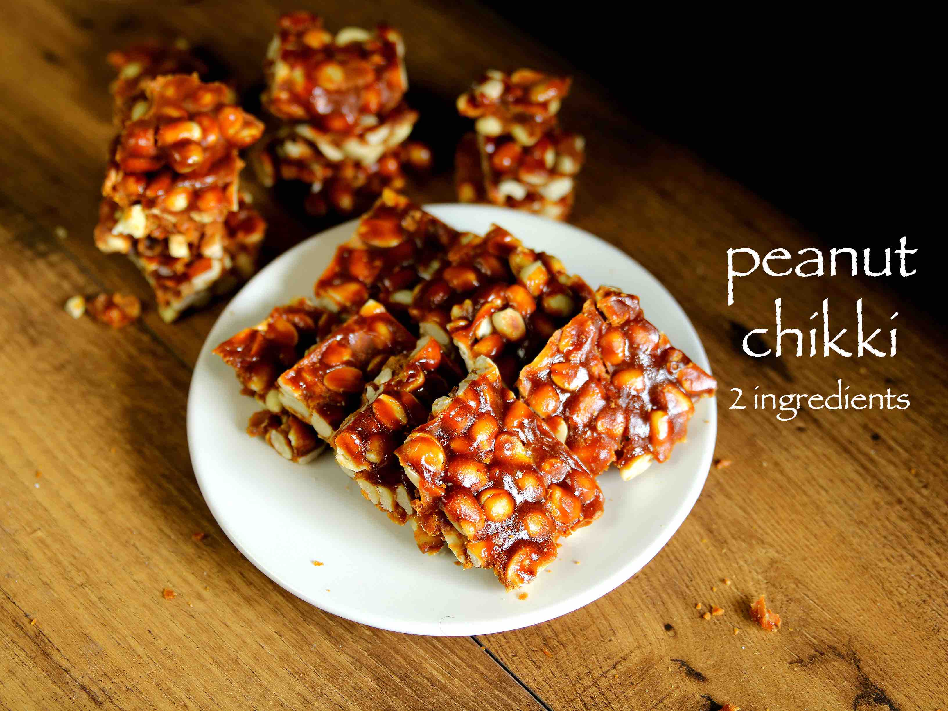 chikki recipe | peanut chikki recipe | groundnut chikki or shengdana chikki