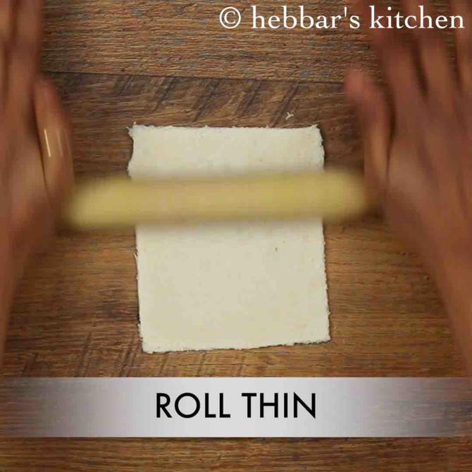 paneer stuffed bread rolls