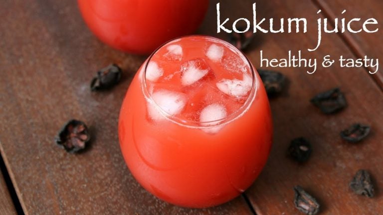 kokum juice recipe | kokam sharbat | kokum fruit juice | kokum syrup juice