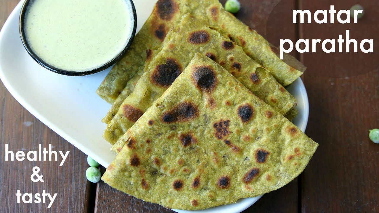 matar paratha recipe | matar ka paratha | green peas paratha