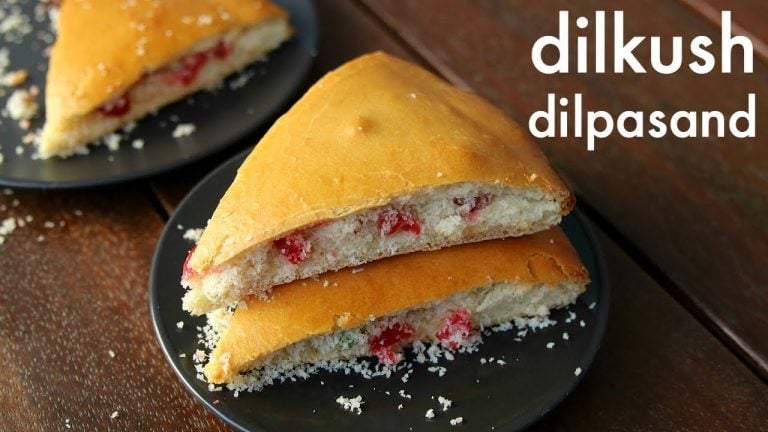 dilpasand recipe | dilkush recipe | bakery style dil pasand sweet