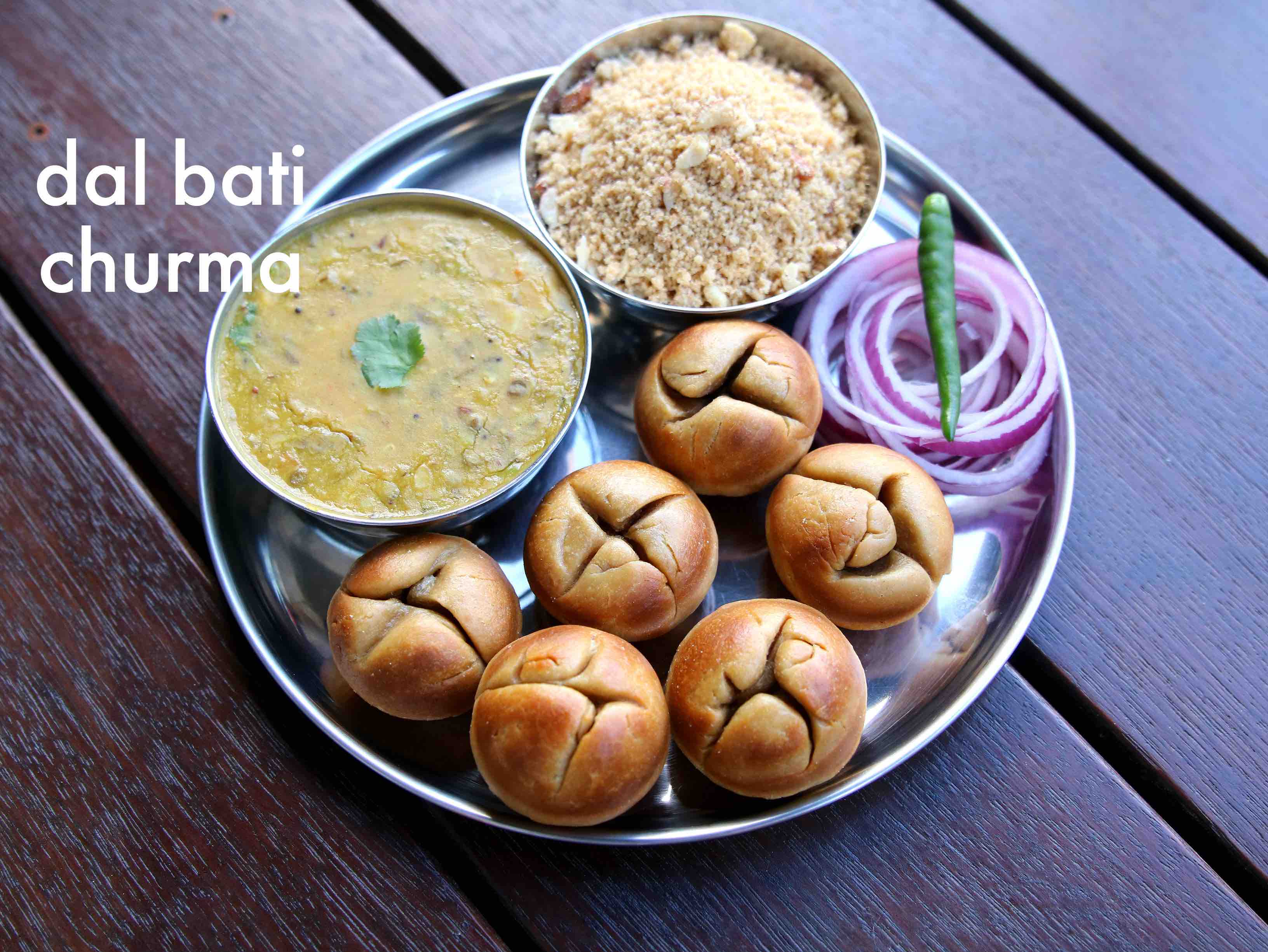 Rajasthani Dal Bati Churma Recipe Traditional Authentic Bati Churma Kaise Banate Hain Bati Vidhi