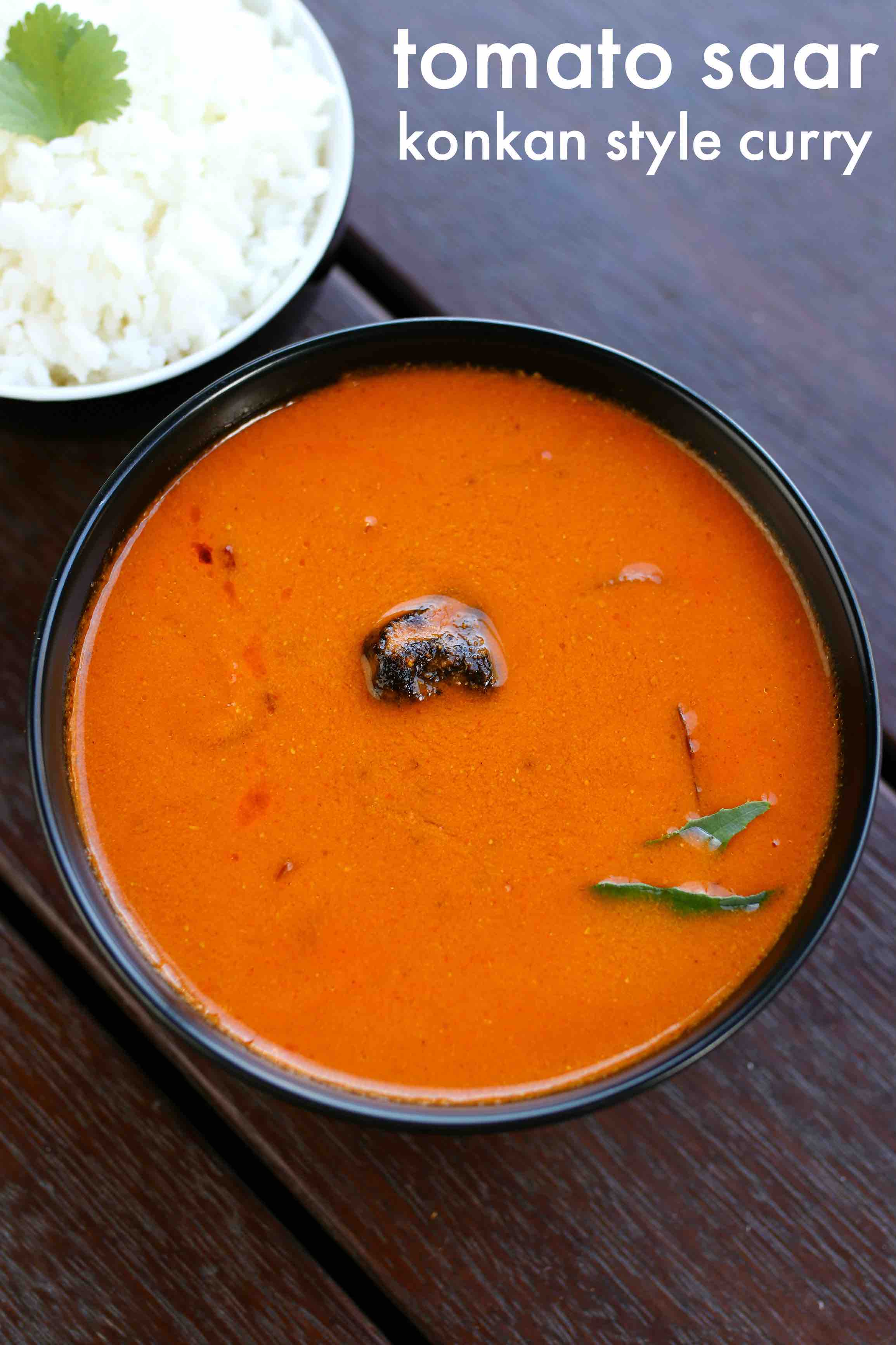 Tomato Saar Recipe Tomato Curry For Rice Konkani Style Tomato Saar