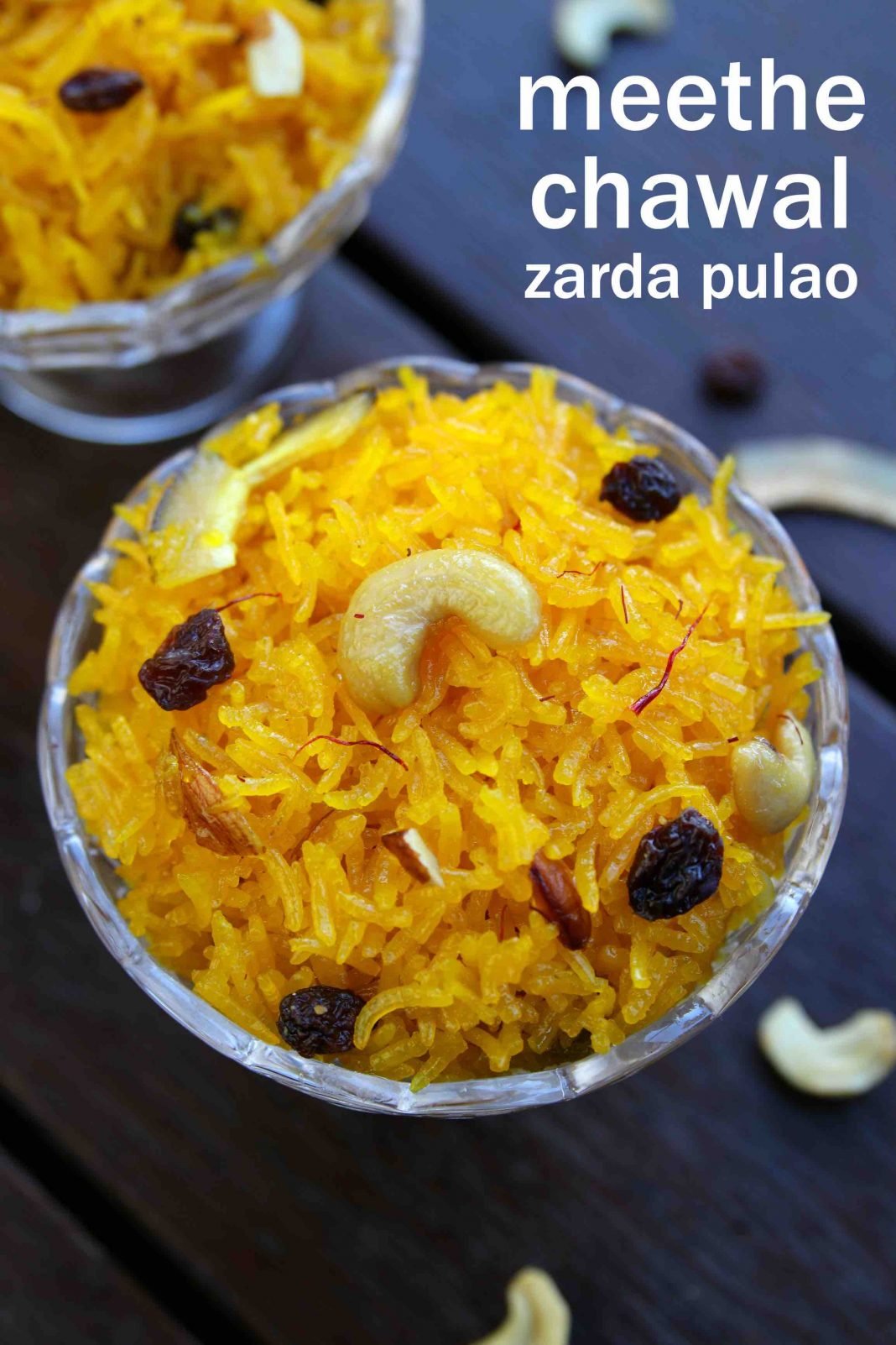 zarda recipe | meethe chawal recipe | sweet rice | zarda pulao