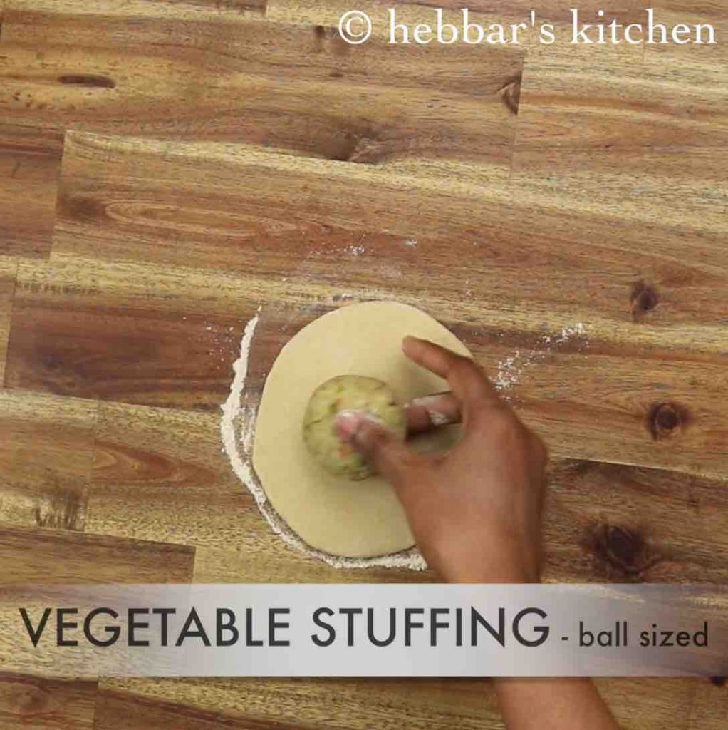 how to make mix veg paratha