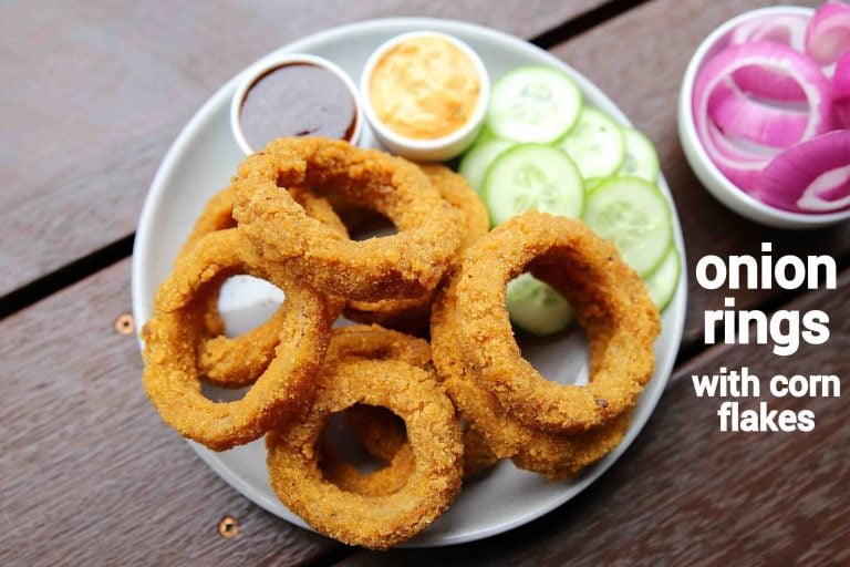 प्याज के रिंग्स रेसिपी | onion rings in hindi | कुरकुरा प्याज के रिंग्स