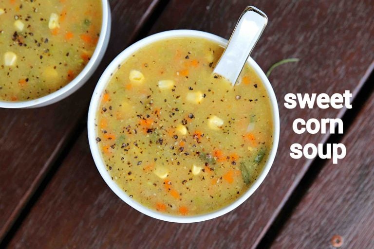 sweet corn veg soup