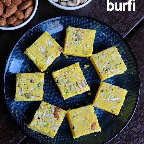 kesar burfi recipe