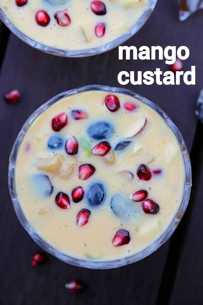 mango custard recipe