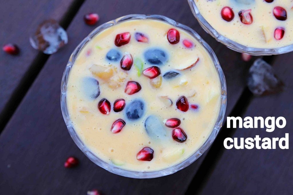 mango fruit custard