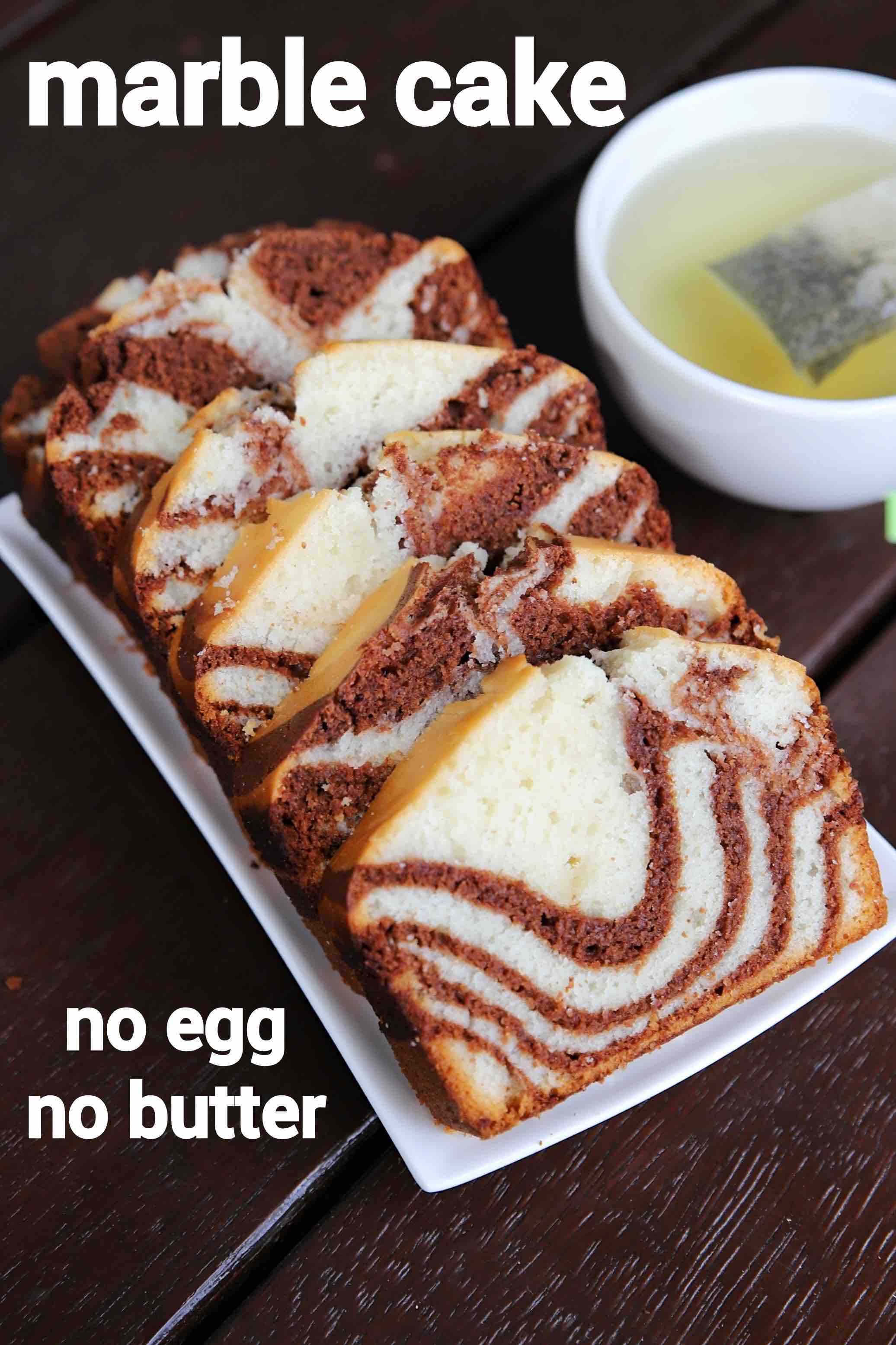 Healthy Eating: Eggless Whole Wheat Jaggery Marble Cake - GOQii