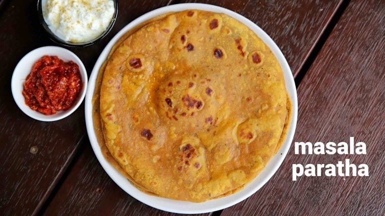 masala paratha recipe | spicy paratha | how to make masala parantha