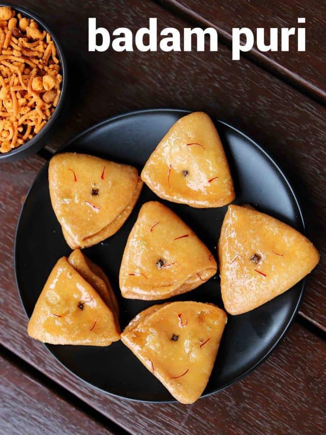 Badam Puri Recipe – Almond Dessert Recipe