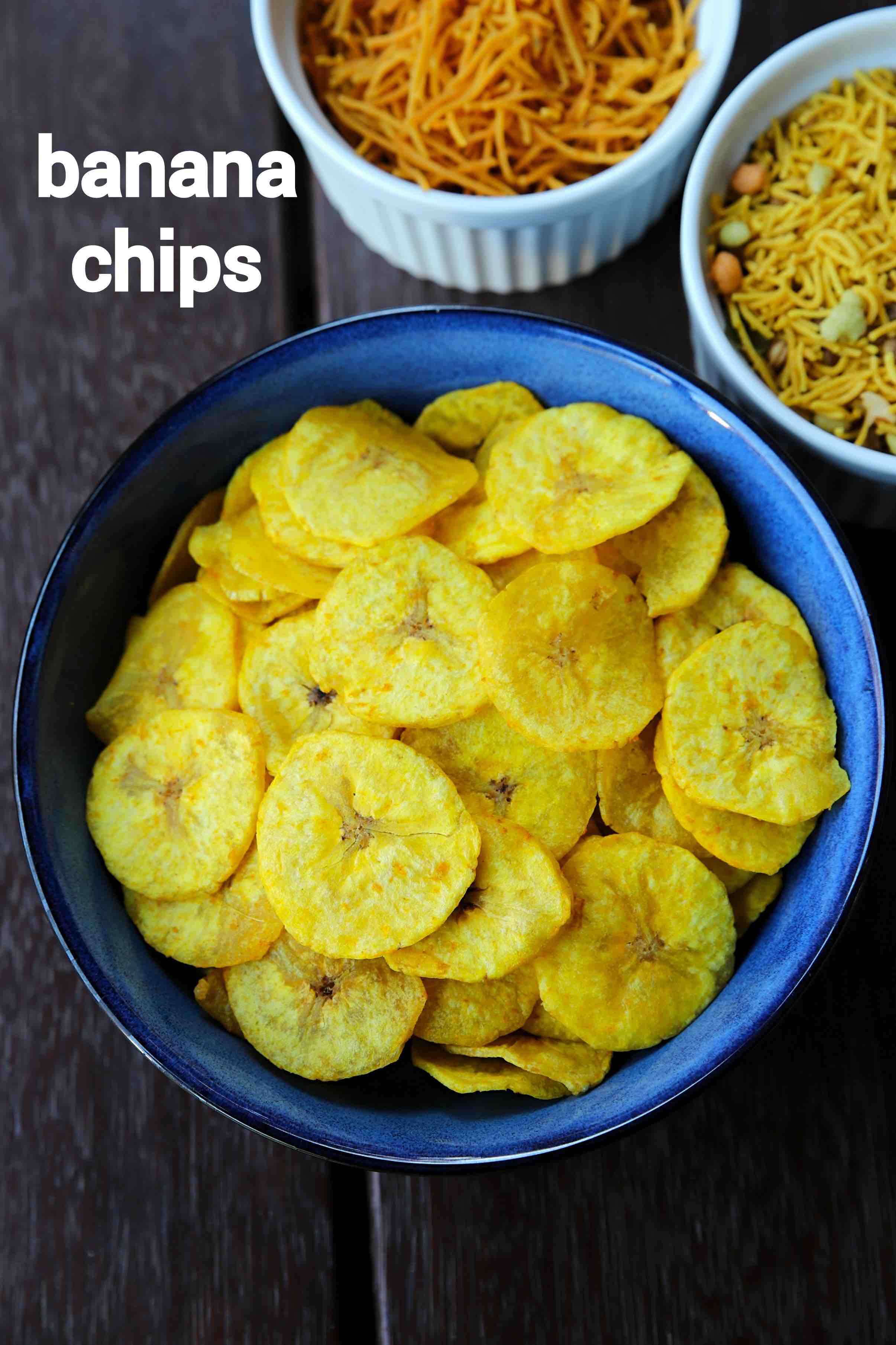 banana chips recipe | homemade dried banana wafers | kele ke chips