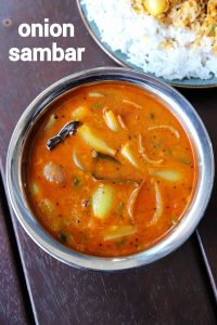 onion sambar recipe