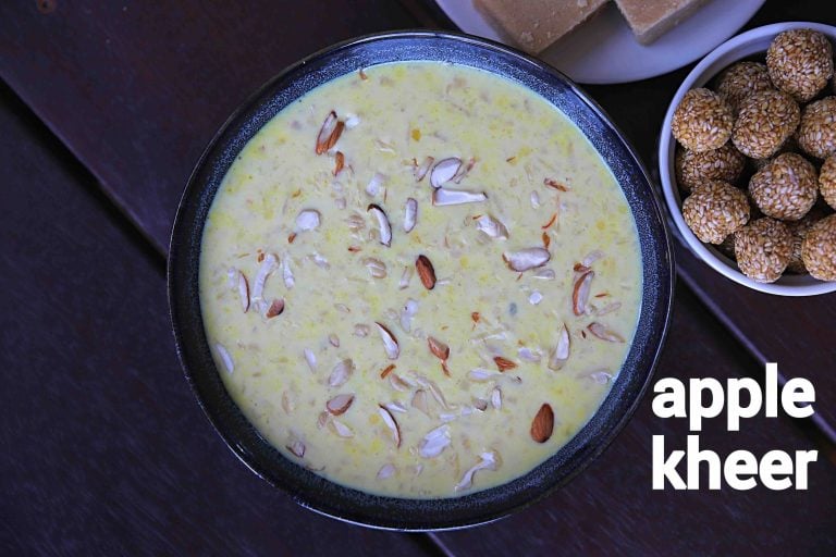 apple kheer recipe | apple ki kheer | seb ki kheer | apple payasam