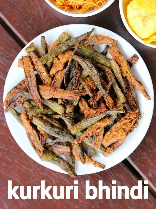 Easy & Simple Crispy Ladies Finger Fry – Kurkuri Bhindi Recipe
