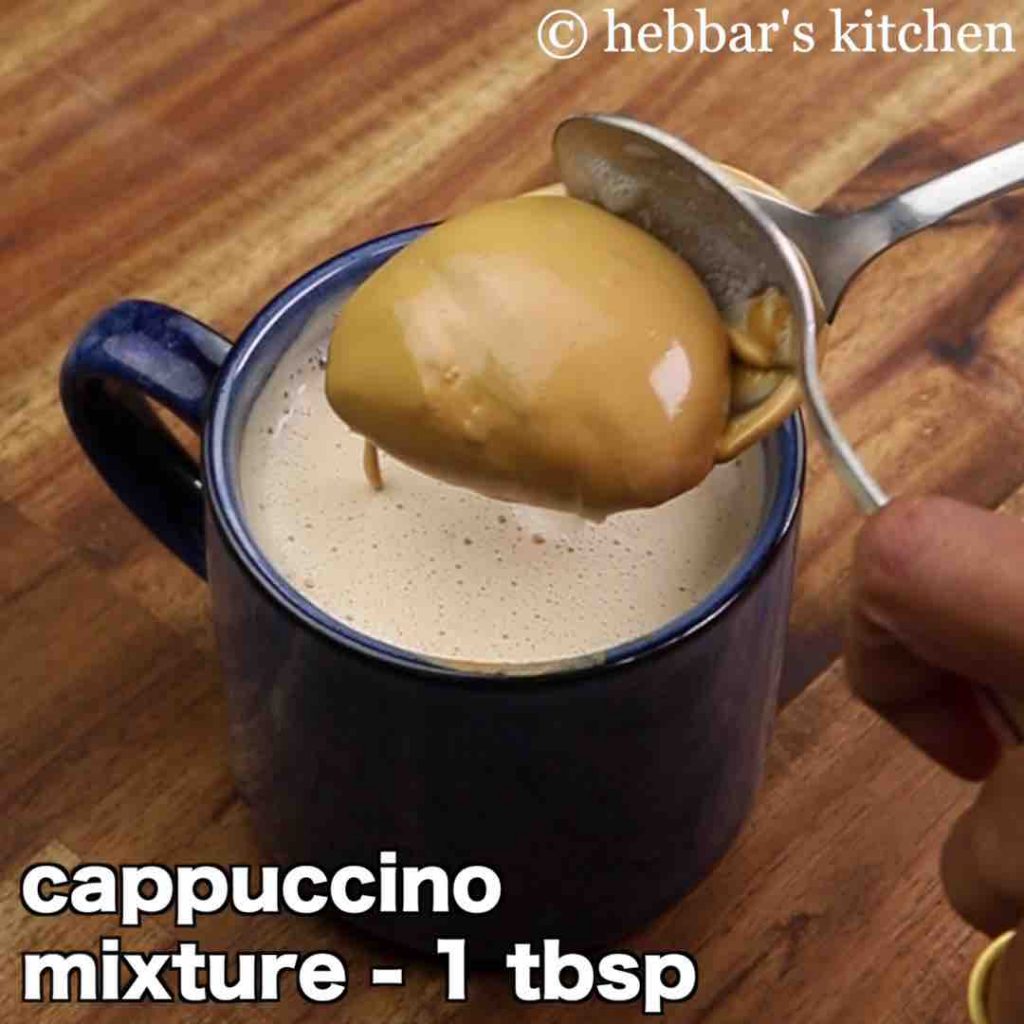 homemade cappuccino coffee