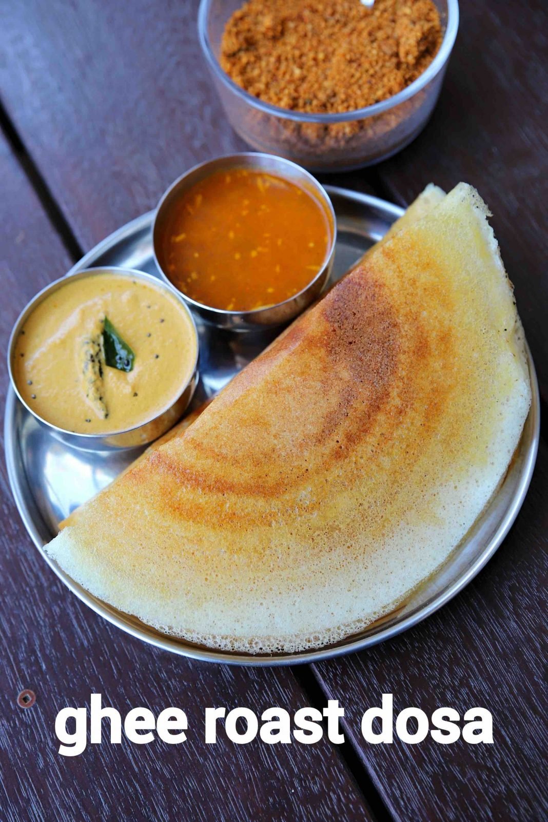 ghee roast dosa recipe | dosa ghee roast | ney roast dosa recipe