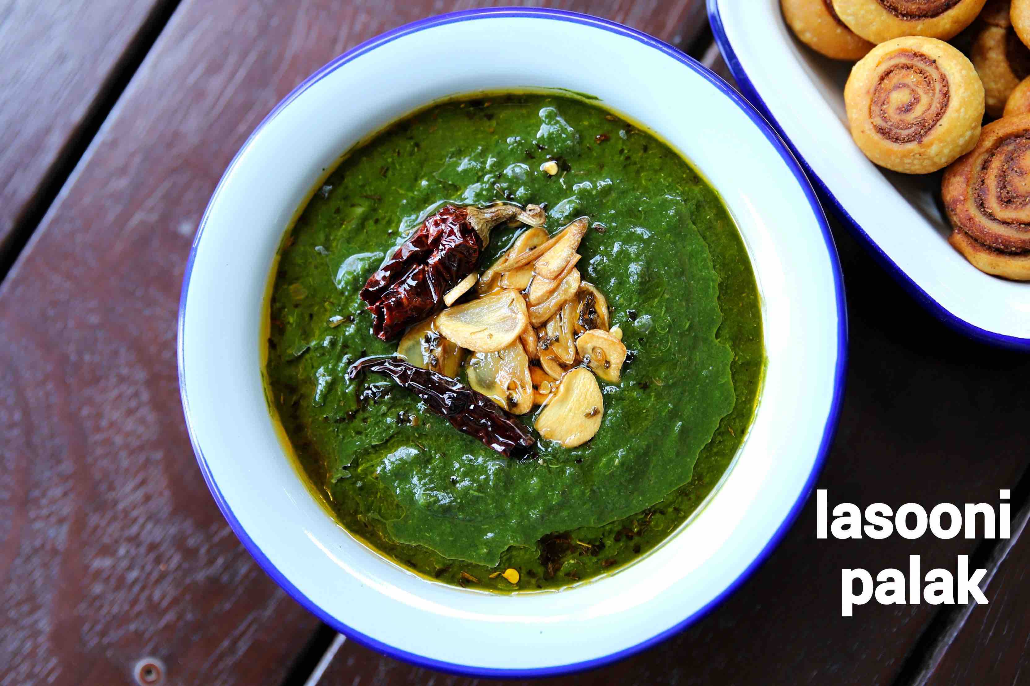 Palak Lasooni Paratha In Marathi Spinach Garlic Flatbread