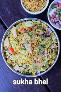 sukha bhel recipe