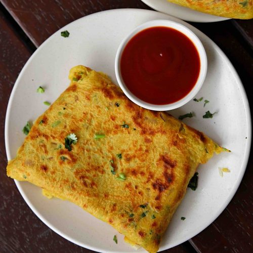 eggless bread omelette recipe