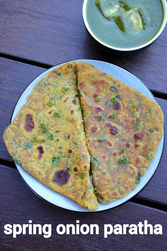 spring onion paratha recipe