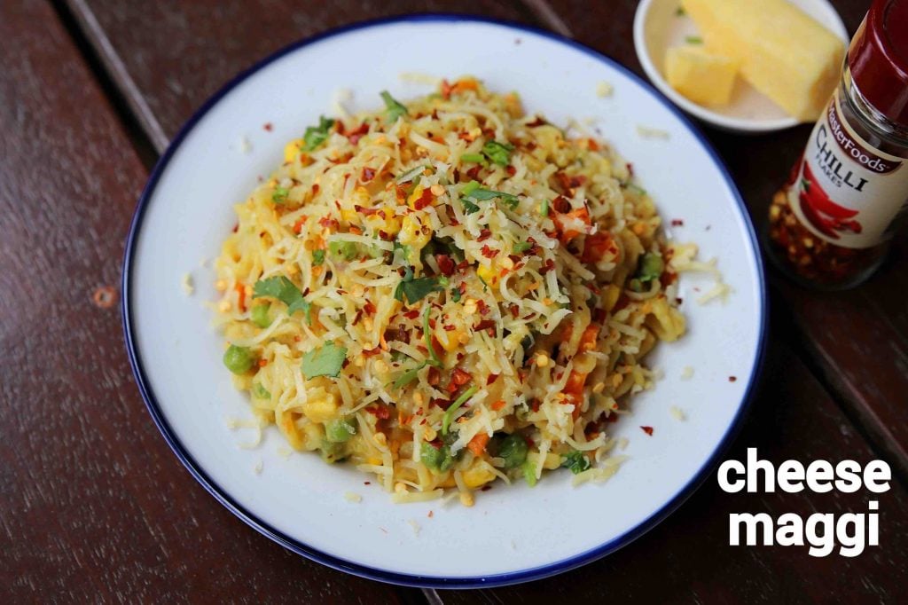 cheesy maggi recipe