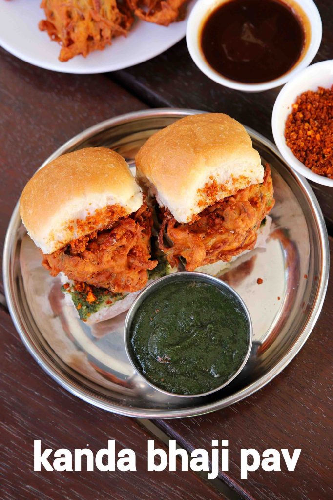 onion bhaji pav