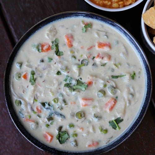 white kurma recipe