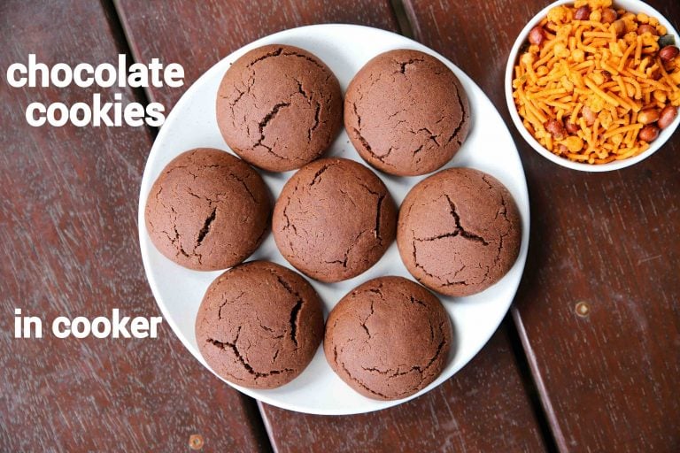 chocolate cookies recipe | chocolate biscuits in cooker | no bake cookies