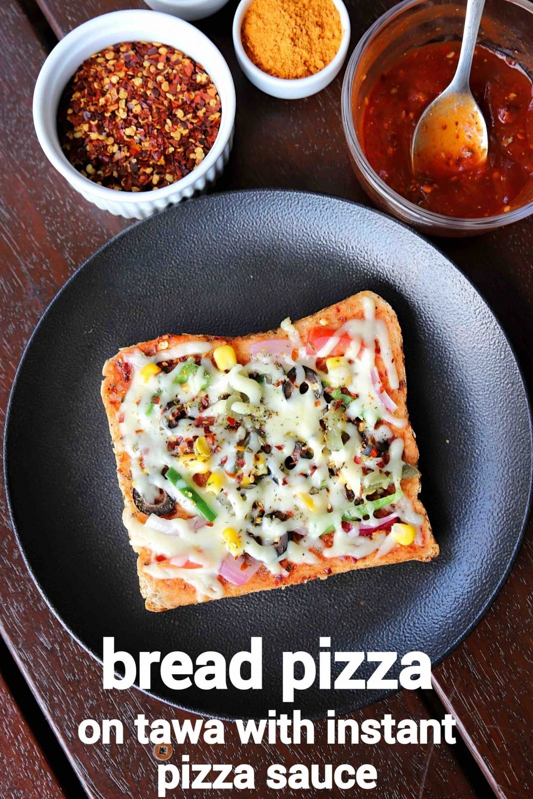 Pizza Bread Recipe Bread Pizza Recipe With Instant Pizza Sauce 2131