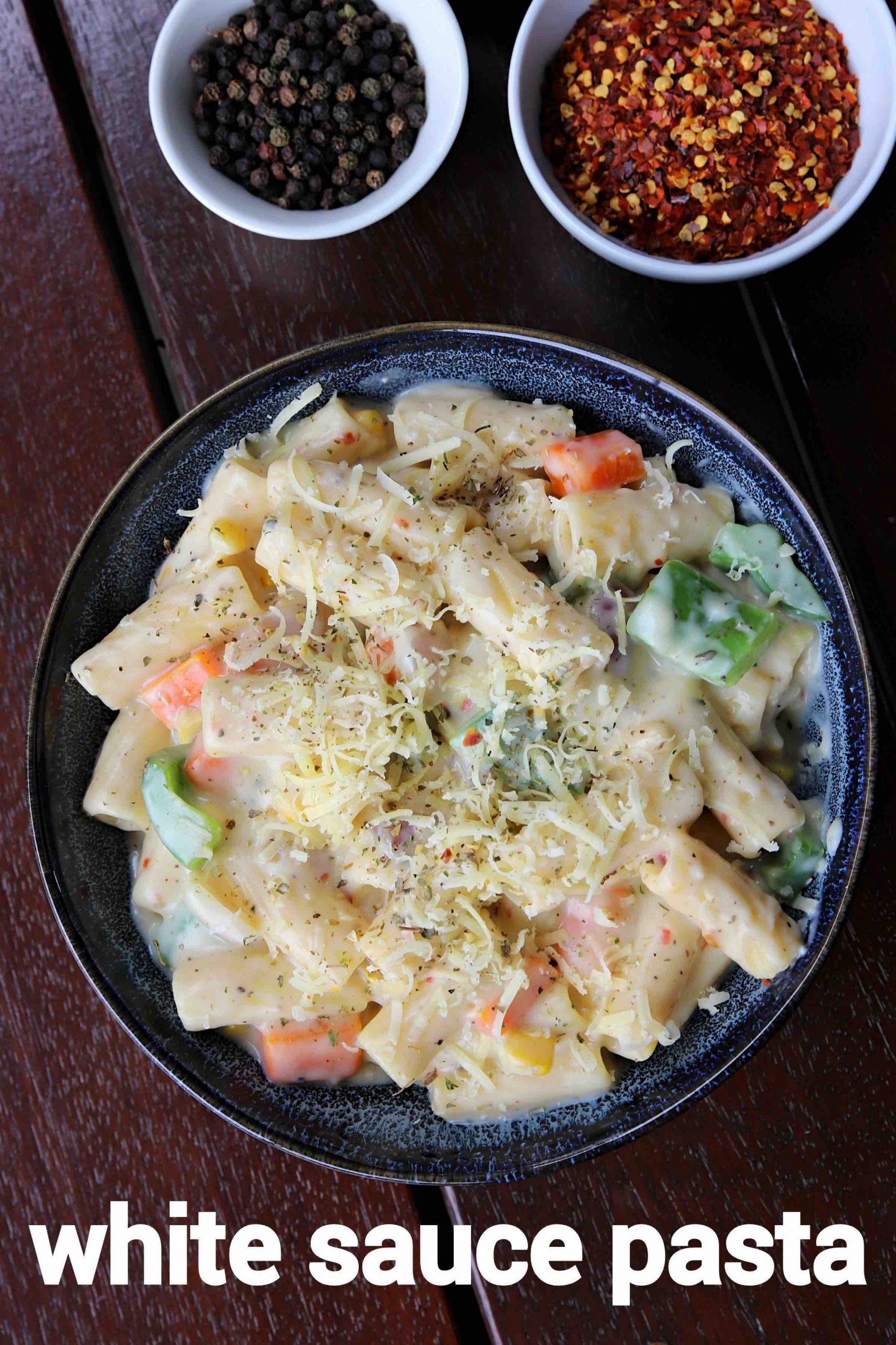 Creay White Sauce Pasta - Restaurant Style