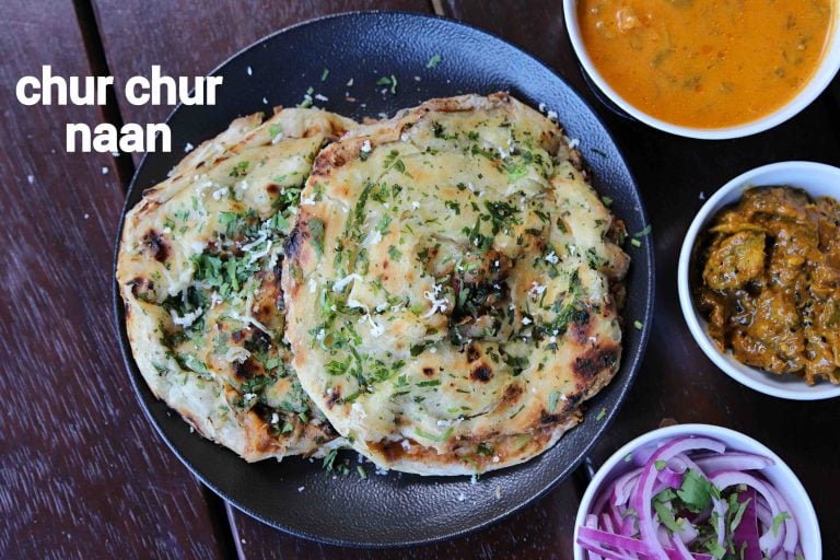 chur chur naan recipe | churchur naan on tawa | amritsari chur chur naan
