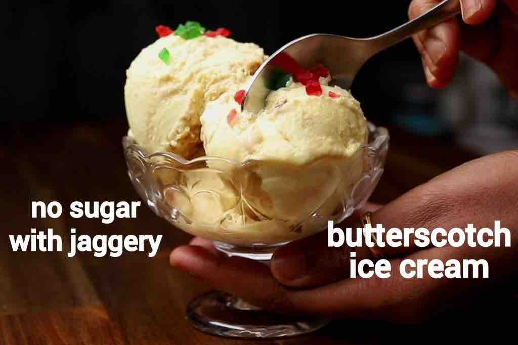 homemade butterscotch ice cream