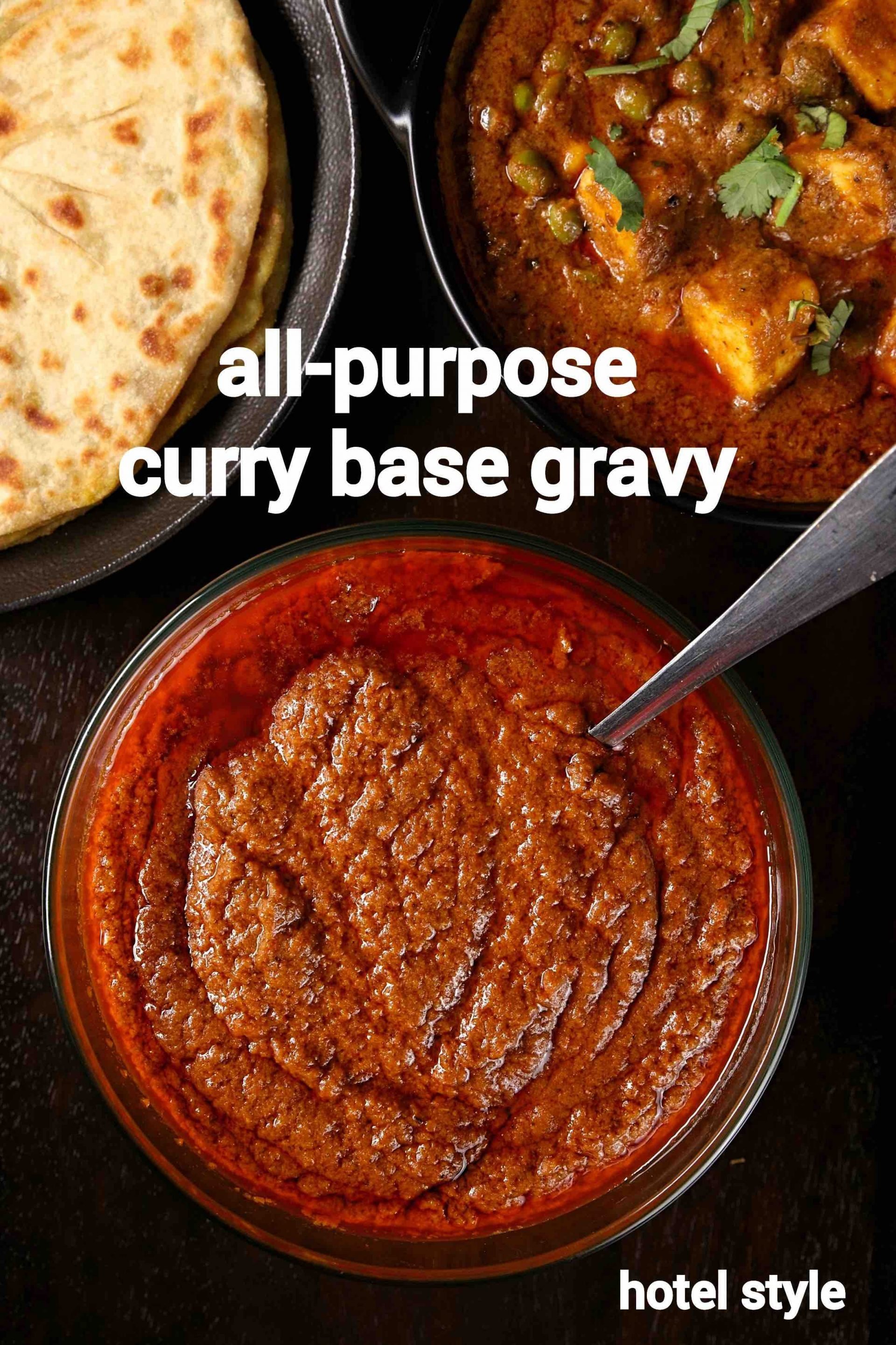 curry base recipe | basic curry sauce | all-purpose curry base gravy